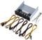 SATA Externe Festplatte, HDD Power Control Switch 6 selbstsichernde Schalter Festplattenlaufwerk SATA Drive Switcher, 2.5 Zoll, mit IDE 2xSATA 15Pin Schnittstelle, für Desktop-PCs