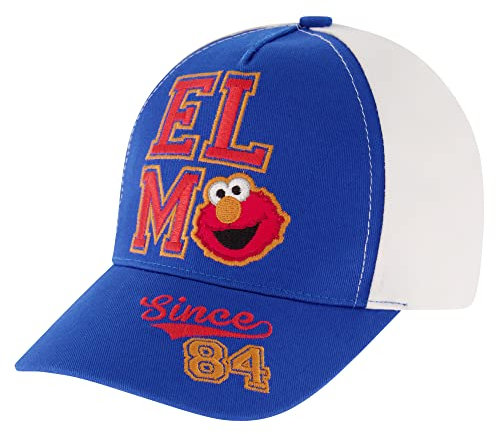 Sesame Street Boys Toddler Hat Ages 2-7, Simpsons Kids Baseball Cap, White Elmo, Age 2-4