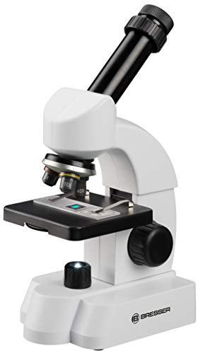 Bresser Mikroskop 40-640x mit umfangreichem Experimentier-Set und Smart-Slides mit QR-Codes