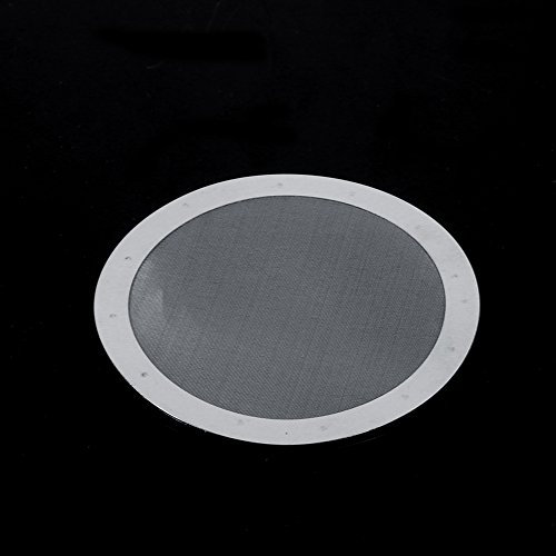Disc Metal Coffee Filters, 61mm 304 Stainless Steel Reusable Mesh Strainers Kitchen Tool Sieves Compatible for