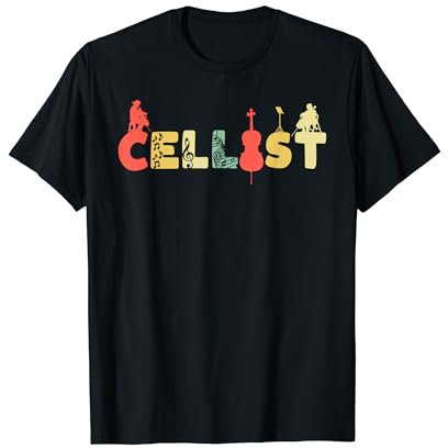Retro Cello Cellospieler Cellistin - Vintage Cellist T-Shirt