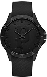 Police Herren Analog Quarz Uhr mit Silikon Armband PEWUM2237761