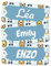 melu kids® Personalisierte Namensaufkleber Kinder - Kleidung & Sonstiges (100 Stück) Kita/Schule - Namensschilder waschmaschinenfest und personalisiert (Tiere)