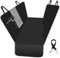 pecute Dog Car Seat Cover Waterproof, Rear Seat Covers for Dogs with Mesh Window, Storage Bags, Dog Car Hammock Scratch Proof Nonslip Back Seat Protector for Cars Trucks SUV