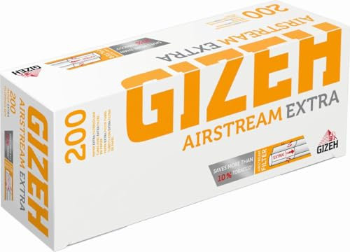 Gizeh 20119 Aristram Extra Filterhülse-5 x 200 Hülsen, Papier