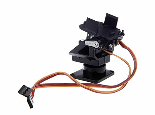 TECKEEN 2 axes Servo Gimbal Support PTZ Pan/Tilt Camera Plateforme Anti-Vibration Camera Mount Sets pour Avions Robot Voitures 9g Servo