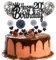 Tortendeko 20. Geburtstag - Happy 20th Birthday Deko für Mann und Frau - Kuchendeko Schwarz mit Hello 16 Glitter Cake Topper