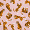 HEKO PANELS Stoff Oxford Wasserdichte Meterware Canvas-Stoff Polyester Stoff Zum Nähen Nähstoffe Dekostoffe Wasserabweisend Blickdicht Tiger 1 Meter 155 x 100 cm