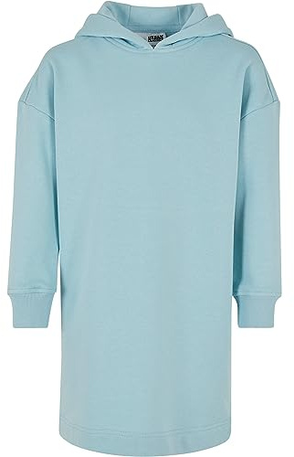 Urban Classics Mädchen Jacke Girls Oversized Terry Hoody Dress Oceanblue 110/116