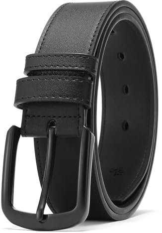 SENDEFN Gürtel Herren, Ledergürtel Herren 38 mm Breit, Herren-Gürtel für Herren Jeans und Business Anzug mit Geschenkbox Belt
