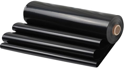 JEDAL Gartenteich Teichfolie 2x3m 4x6m 7x8m 13x13m Schwarz HDPE Teichfolien, Wasserfest Folie Teichplane, Für Gartenteich Teichbau Und Teichzubehör Wasserbecken(Size:3x6m/10x19.5ft)