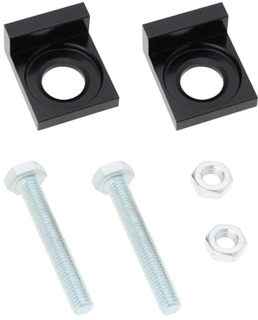 ECSiNG 2 Uds Tensor de Ajustador de Cadena de Motocicleta 15mm de Diámetro Tensor CNC para Moto de Cross Motocicleta 50cc 70cc 90cc 110cc 125cc Negro