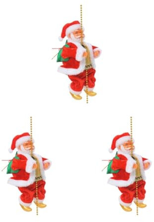 3 Set Elektrische Kletterperlenleiter-Puppe mit Musik hängende Dekoration für Tür, Stil 1