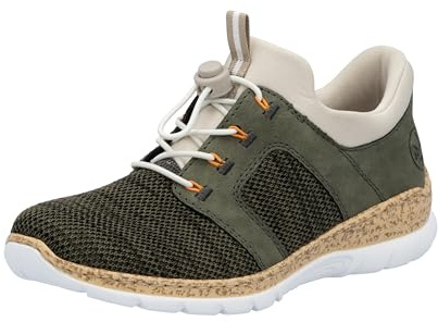Rieker Damen Slipper in grün