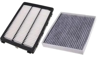 SXXJVES Filtro abitacolo per Hyundai per Tucson TL per Kia per Sportage QL 2016 2017 2018 2019 2020 2021 Auto Motore Cabina Polline Filtro Aria 28113-D3300 Filtro abitacolo Standard(Air And carbin)