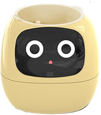 Ghjkldha Pot de Intelligent, Robot interactif, Pot de Fleurs Intelligent, Entretien automatisé des avec Interaction gestuelle, Appareil de Jardinage interactif pour Rendre l'élevage