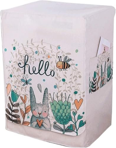 Waschmaschinen-/Trockner-Staubschutz, Staubschutz for Haushaltsgeräte, 1 Stück, Waschmaschinen-Abdeckung, Trommel-Waschmaschine, Waschmaschinen-Abdeckung, wasserdicht mit Reißverschluss for Frontlader