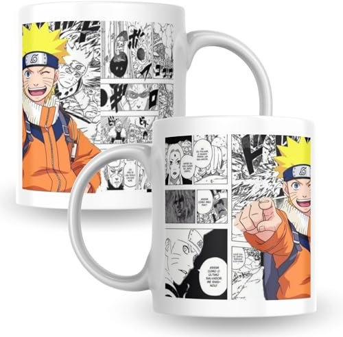 KaTunn - Taza Superhéroes Personalizada con Nombre - Taza Personalizada para Café - Tazas Originales para Regalar - Regalo Friki para Fans - Regalos Personalizados Únicos (Naruto)