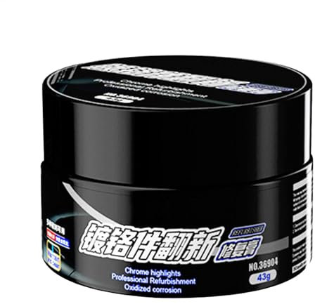 Mingchengheng Chrompolitur Für Auto, Chromradpolitur - 43 Ml Chromrestaurierung Und Rostentferner - Chrom-Restaurierungs- Und Schutzmittel, Restorer Für Metallpolierpaste
