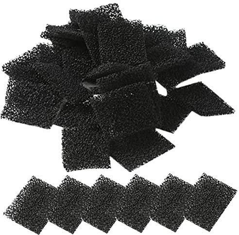 TOYANDONA 60Pcs Water Pump Filter Sponges Replacement for Water Fountain and Dispenser High Grade Material for Cleaner for Greenhouse Plants and Daily Use