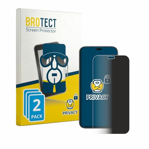 BROTECT 2 Stück Anti-Spy Blickschutzfolie für Honor X80i Privacy Screen Protector [Displayschutz-Folie, Sichtschutz, Blaulichtfilter]