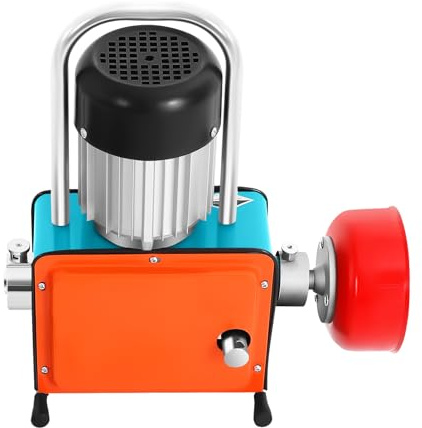 Rohrreinigungsmaschine 1000W | 12m Spirale | Für Ø 20-150 mm | 400 U/min | Reiner Kupfermotor | IP44 | Mit Alu-Kühlkörper & Lüfter | Für Abfluss & Toilette