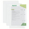 Leitz Premium Sichthüllen-Set, 10 Stück, A4 Format, Farblos mit glänzender Oberfläche, 0,15 mm PVC-Hartfolie, Dokumentenecht, 41003003