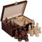 Staunton No. 6 Tournament Chess Pieces w/ Wood Box by Wegiel