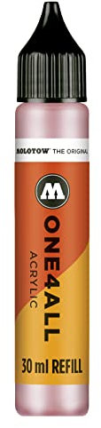 Molotow ONE4ALL Refill Acryl, Farbe 207 powder pastell 30 ml, Nachfülltinte für Permanentmarker 693.207