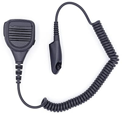 Lautsprechermikrofon Motorola GP-Serie | Heavy Duty LSM für GP 340 | Tragbares Lautsprecher Mikrofon für starke Belastungen | Funkgeräte Lautsprechermikrofon mit 3,5mm AUX / Klinkenanschluss