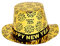 W WIDMANN MILANO Party Fashion - Partyhut Happy New Year Silber, 1 Stück, Frohes neues Jahr, Silvester, Neujahr, Jahreswechsel