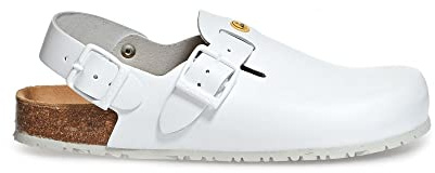 ABEBA 4040 NATURE ESD Verstopfen, OB, A, FO, SRC, Weiß, Größe 34