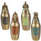 lachineuse - 4er-Set ägyptische Kanopenvase - Dekorative Statuetten 21 cm - Kanopen Antikes Ägypten - Pharao-Figurenstatuen - Anubis, Horus, Hapi - Geschenkidee Dekoration - Farbe Bronze Gold