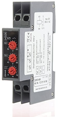 Offgridtec© Spannungsüberwachung 48V - Tiefenentladeschutz Überspannungsschutz
