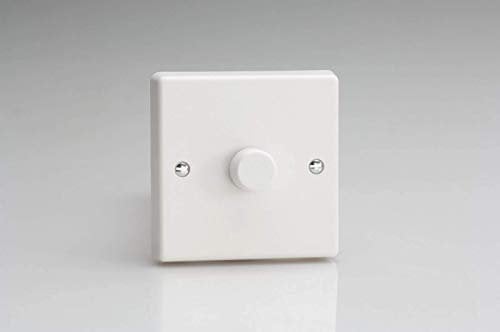 Varilight KQP221W Leading Edge Dimmer Switch White PVC 220W 1 Gang
