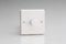 Varilight KQP221W Leading Edge Dimmer Switch White PVC 220W 1 Gang