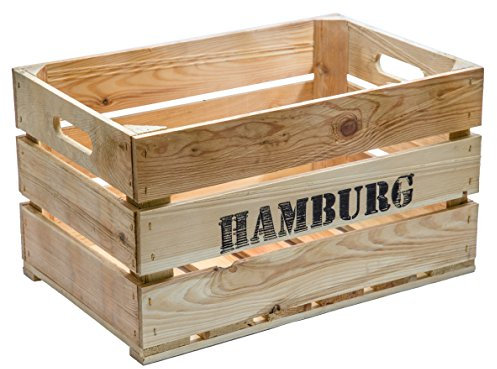 Neue Stabile Obstkiste HAMBURG - Stiege, aus dem Alten Land +++ Natur 54x35x30 cm