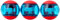 Kong Squeezz Action Ball Red for Small Dogs