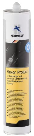 Normfest 2893-311 Flexon Protect Sprayable Seam Sealer 310ml Black MS Polymer