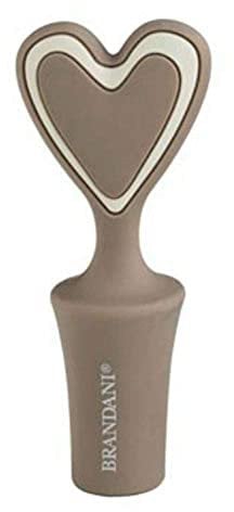 BRANDANI 53066 Batticuore-Tappo in Silicone, Grigio