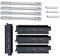 Attachcooking Kit de pièces de Rechange pour Grille Charbroil 463420507, 463420509, 463460708, 463460710 Brûleurs en Acier Inoxydable, Tubes de Transport et plaques chauffantes en Porcelaine