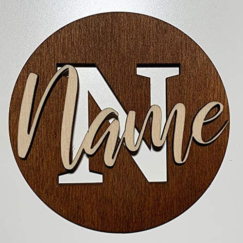 DRYSSON Wunschname Holz Buchstabe Kinder Baby Zimmer Tür Deko Wand Schild