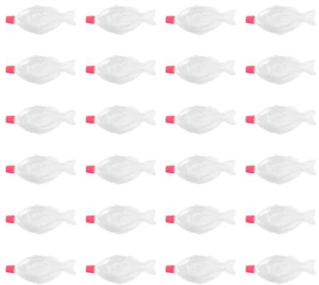 PRETYZOOM 100 Stück Bento Sojasauce Fall Behälter Essig Spender Flaschen Plastik Gewürzflaschen für Sushi Sashimi Salate Fisch 8Ml