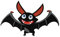 Finally Home Schwarze Fledermaus Patch zum Aufbügeln | Halloween Hexen Patches, Bügelflicken, Flicken, Aufnäher