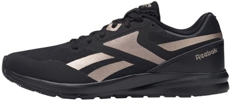 Reebok Runner 4.0, Sneaker Donna, Black/Black/Rose Gold, 37 EU