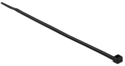 Delock Kabelbinder kälteresistent L 380 x B 4,8 mm schwarz 100 Stück