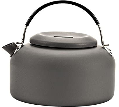 Lixa-da Camping Wasserkocher, 0.8L/1.4L Kessel Teekanne Kaffeekanne, Tragbar Camping Wasserkessel, Aluminium Wasserkocher für Camping Wandern Picknick