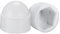 sourcing map 50pcs Cache Écrou Protection M10 Cache Boulon Capuchon Hexagonal 17mm Vis Couvercle Plastique Dôme Blanc