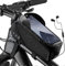 Eyein Fahrradrahmentasche, wasserdicht, für Fahrradschlauch mit Kartenhalterung, Touchscreen und Reflektortasche (schwarz)