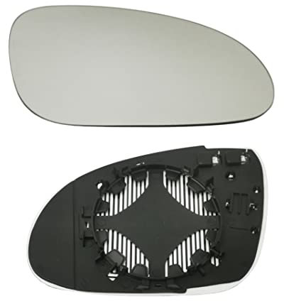 Se adapta a VW MK5, se adapta al espejo retrovisor derecho del pasajero de Seat con cristal transparente calentado
